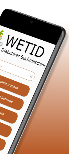 WETID - Diabetes Suchmaschine Screen 2