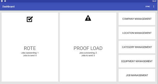 Catena Inspection App Screen 2