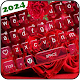 Stylish Red Rose Keyboard