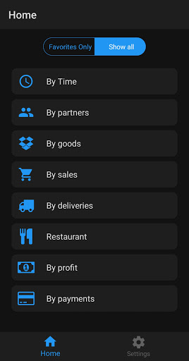 Android application Microinvest Smart Reports screenshort