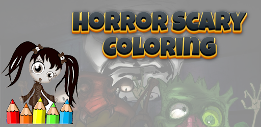 Android application coloring scary horror screenshort
