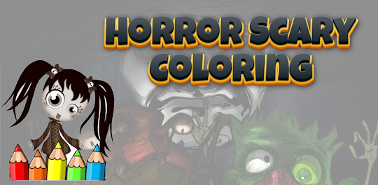 coloring scary horror