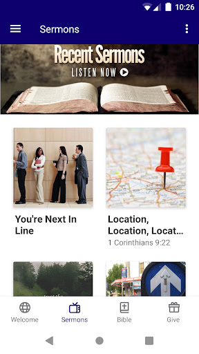 True Worship Church App Screen 2