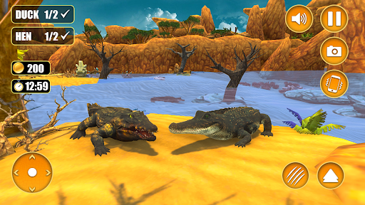 Android application Crocodile Games: Animal Games screenshort
