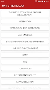Measurements And Metrology