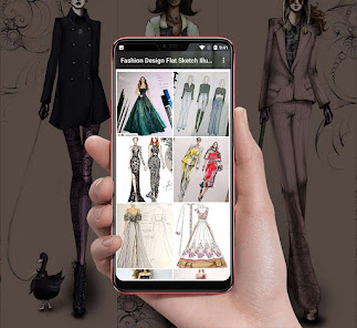 Imágen 6 Dibujo plano de diseño de moda android