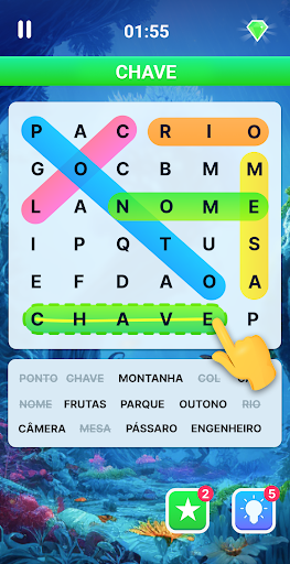Visualização do aplicativo