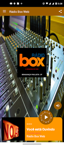 Android application Rádio Box Web screenshort