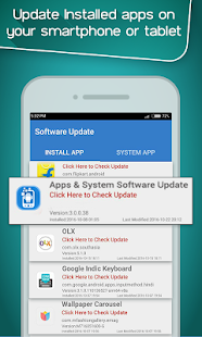 Apps & System Software Update Screenshot