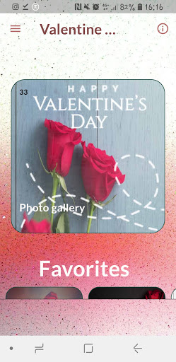 Android application FLOWERS FOR VALENTINE´S DAY screenshort