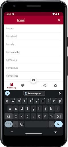 Android application Straw Hat Dictionary screenshort