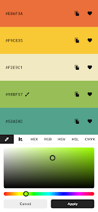 Pigments Color Palette Creator Captura de pantalla