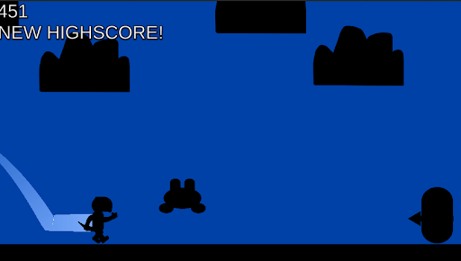 Android application Dino Dash screenshort