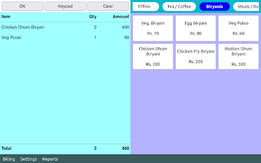 Restrant App Screen 3