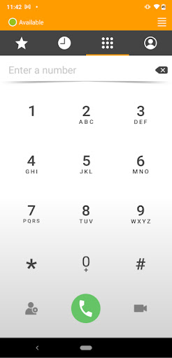 Android application iexpbx screenshort
