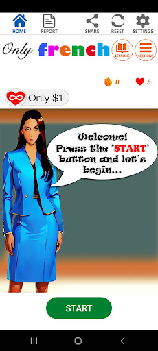 Android application Only French: Learn Language screenshort