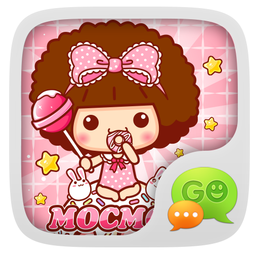GO SMS LOVE CANDY MOCMOC THEME logo