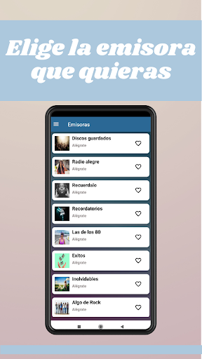 Android application Musica alegre screenshort