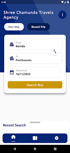 Shree Chamunda Travels Agency Screen 2