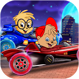 Chipmunks Car Racing Rush Adventure icon