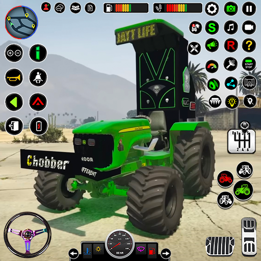 Indian Tractor Farming Game 3D logo