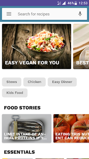 Screenshot of Portuguese Recipes