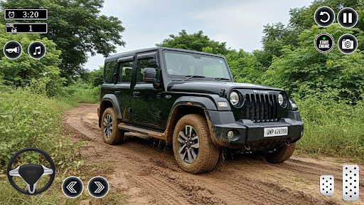 SUV Indian Jeep Parking Game Capture d'Écran du Jeu Android 2