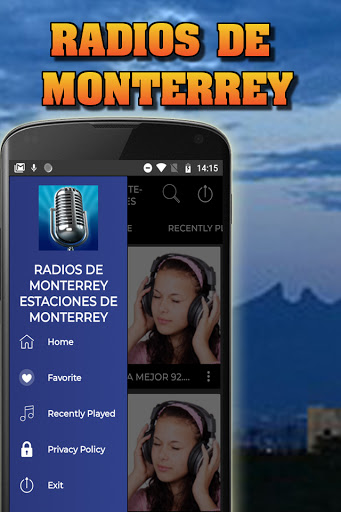 Android application Monterrey radios screenshort