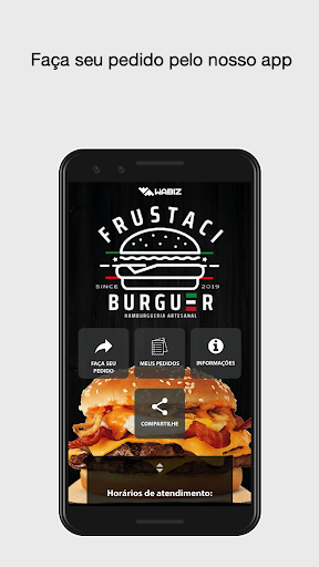 Android application Frustaci Burguer screenshort