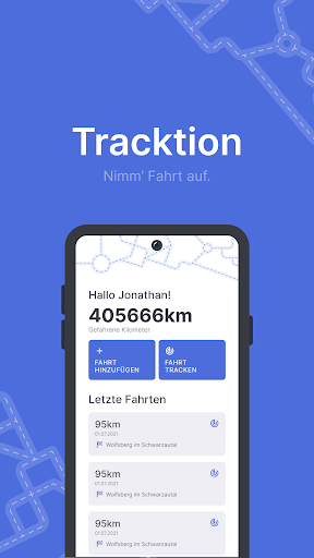 Android application Tracktion screenshort