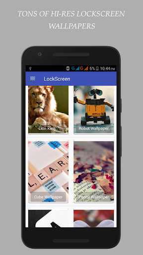 Android application Lock Screen - A Wallpaper App screenshort