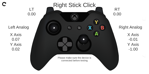 X Gamepad Tester Screen 3