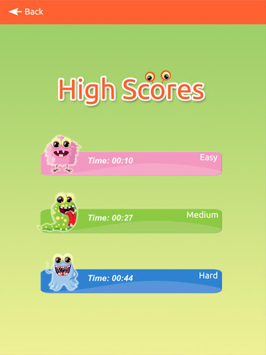 Monsters Memory Match