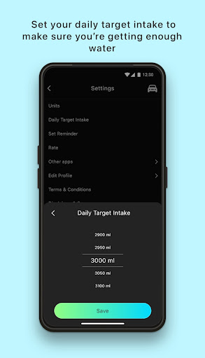 Screenshot of Drink Water Reminder & Tracker
