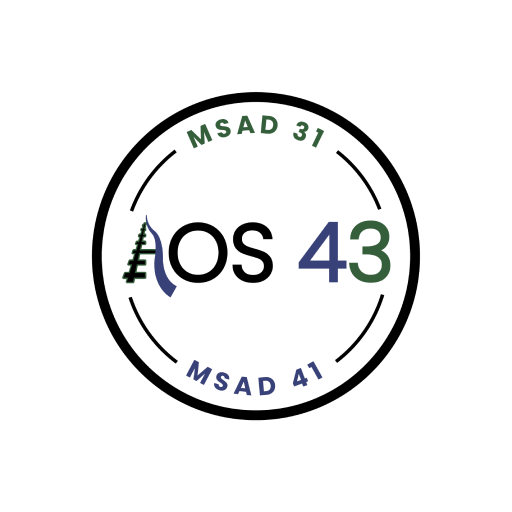 AOS 43 (MSAD 31 + MSAD 41) logo