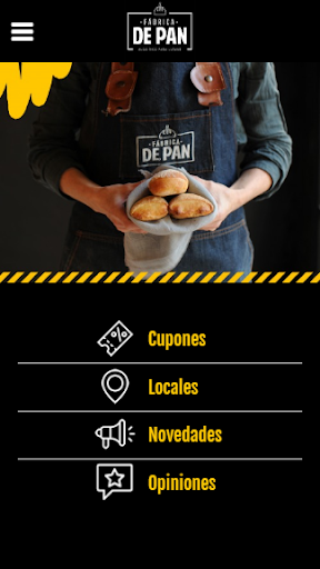 Android application Fábrica de Pan screenshort