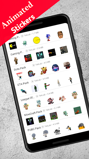 Animated WA Stickers Gaming