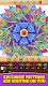 screenshot of Cross Stitch Coloring Mandala