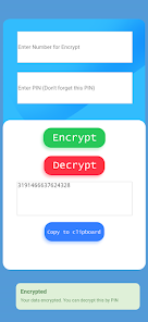 Encrypt any number 1.1 APK + Mod (Unlimited money) إلى عن على ذكري المظهر