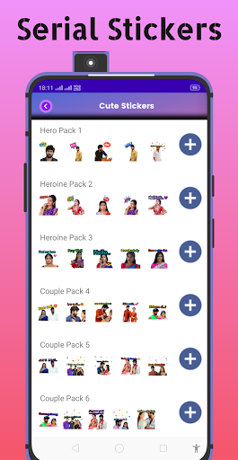 Android application Idhayathai Thirudathey Sticker screenshort