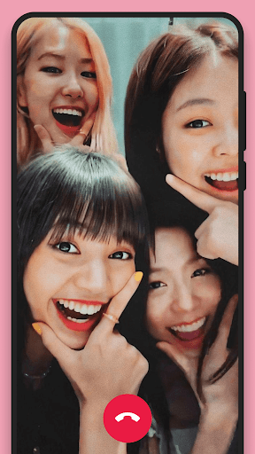 Android application Blackpink Call and Chat Real screenshort