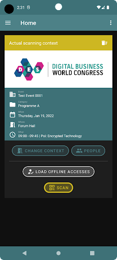Android application ATTENDANCE screenshort