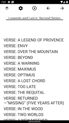 Android application Book, Legends and Lyrics: Seco screenshort