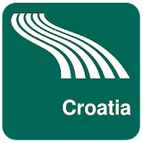 Croatia Map offline icon