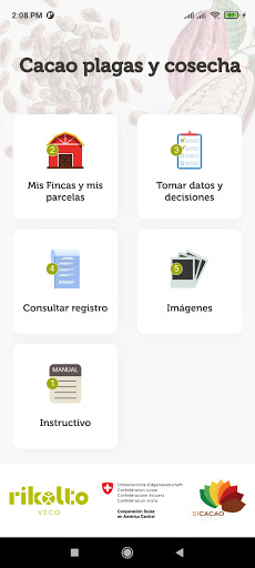 Android application Cacao Plaga screenshort