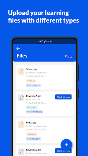 Android application S.M.S School (Teachers) screenshort