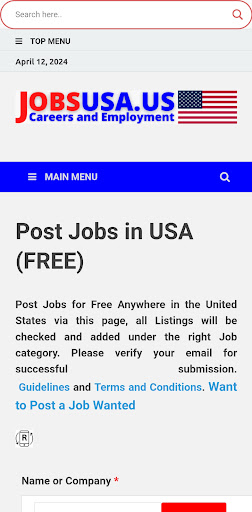Jobs USA Recruitment Screen 2