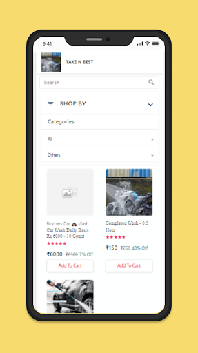 Android application Fast Car Wash screenshort