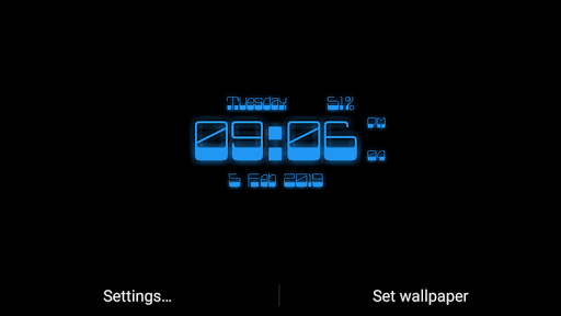 Blaz Digital Clock Lwp Screen 2