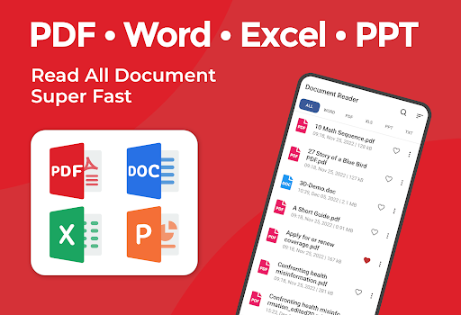 Android application All Document Viewer: PDF, Word screenshort